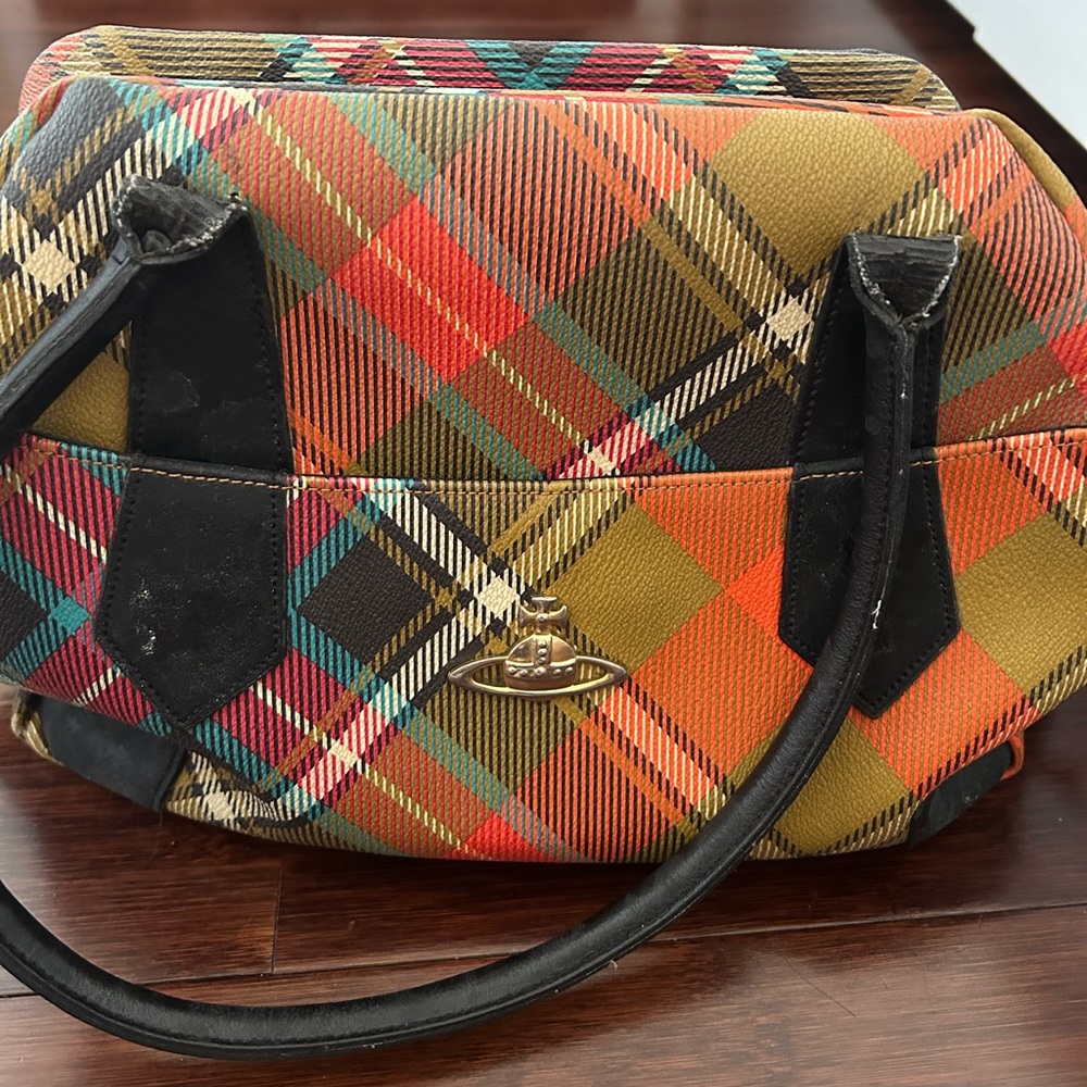 Vivienne Westwood plaid purse